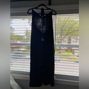 Pink Blush Maternity Tie Back Halter Jumpsuit